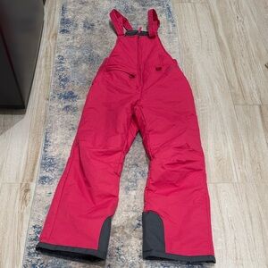 Arctix Kids Pink Snow Bib Overalls Youth XL Woman’s Small